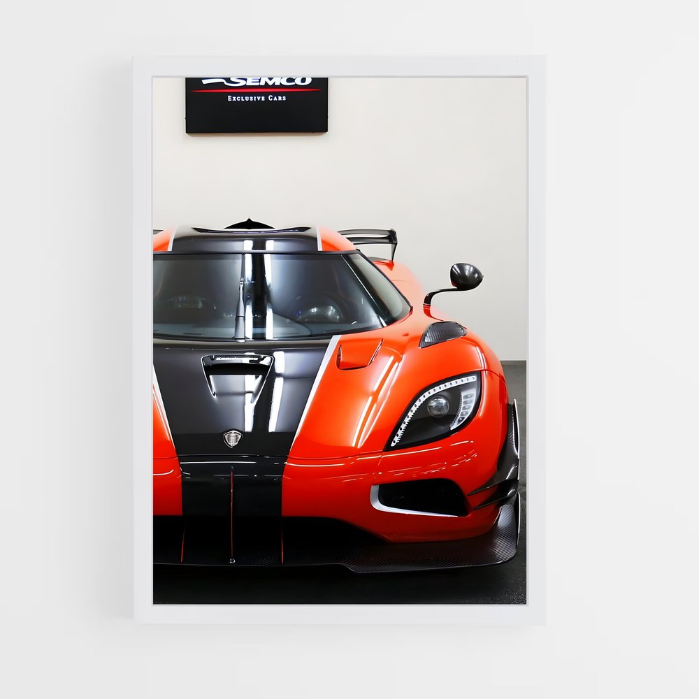 Poster McLaren Éclatante – affiche Koenigsegg (vue 3)